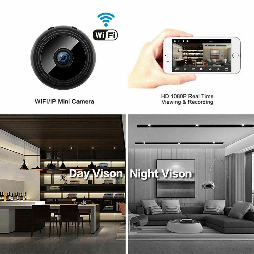 1080P HD Mini Wireless WIFI IP Camera  DVR Night Vision Home Security