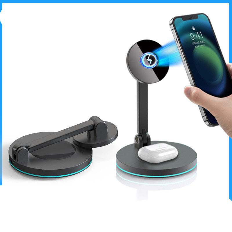 Apple , 2 In 1 Magnetic Wireless Charger Stand